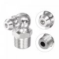 Uxcell 304 Stainless Steel 90 Degree Grease Fitting 1 8-28inch Thread Hydraulic Accessories 5pcs