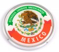 Mexico Mexican State 2 75 Car Chrome Round Emblem Decal 3d Badge