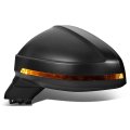 Au1320135 Factory Style Driver Left Side Mirror Manual Folding Power Adjust Heated Glass Turn Signal Compatible With Audi A S4 