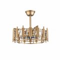 Pandair 20 Caged Ceiling Fans With Lights 3 Color Modern Enclosed Fan Remote Industrial Bladeless Chandelier Indoor For Living 