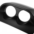 X Autohaux 52mm Dual Hole 2 Holes Abs Plastic Universal Console Dashboard Gauge Holder Dash Pod Car Meter Mount Bracket Dome