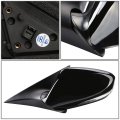 Oe Style Powered Heated Turn Signal Driver Left Side Door Mirror Compatible With Hyundai Veloster 12-14