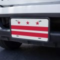 Graphics More Washington D C The District Of Columbia Flag Novelty Metal Vanity Tag License Plate
