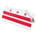 Graphics More Washington D C The District Of Columbia Flag Novelty Metal Vanity Tag License Plate