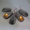 5x Clear Cab Roof Top Marker Light Lens W Base For 2003-2017 Dodge Ram 2500 3500 P N Mt293-004 X5 