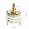 Uxcell 3p6t Pole 6 Position 3 Deck Band Channel Rotary Switch Selector