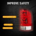 Carmocar Passenger Side Tail Light Rear Lamp Compatible With 2007-2013 Gmc Sierra 1500 2007-2014 2500 Hd 3500hd 25958485