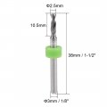 Uxcell Pcb Drill Bits 2 5mm Tungsten Carbide Rotary Tool Jewelry Cnc Engraving Print Circuit Board Micro 1 8 Inch Shank 5 Pcs