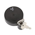 Fuel Tank Filler Locking Cap For Gmc Sierra 1500 2500 3500 2018 2019 Black Plastic Non Vented Lockable Gas 0 63 In Depth 