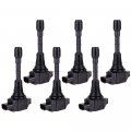Ocpty Set Of 6 Ignition Coils Compatible Oe Uf-550 Fit For Infiniti Nissan 2007-2017