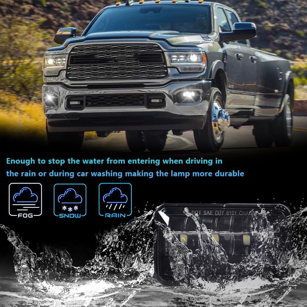 Led Fog Light For 2015-2020 Ford F150 2017-2018 F250 F350 Super Duty Driver Lamp Left And Right Passenger Side