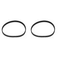 2 Pack Bissell Proheat 2x Small Brush Belt For Vacuum Cleaner Models 1548 1550 1551 