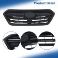 Front Upper Grille Glossy Black Frame With Molding Trim And Matte Base Replacement For Legacy 2018 2019 91121al21a Su1200179