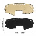 X Autohaux Car Dashboard Cover Non-slip Mat Carpet Replacement Polyester For Toyota Camry 2007-2011