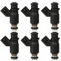 Ocpty 4 Holes 6pcs Replacement Fuel Injectors Compatible For 2009-2010 Buick Lucerne 3 9l 2006-2007 Terraza 06-10 Chevrolet