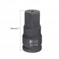 Uxcell 30mm Impact Hex Bit Socket 3 4 Drive 110mm Length High Carbon Steel Metric Sizes