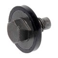 Ford F-150 Lobo 2001 2002 2003 Transmission Drain Plug Steel Black Color Gasket Or Seal Excluded 
