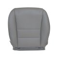 Front Driver Side Bottom Replacement Leather Seat Cover Gray For Honda Accord 4 Door Ex Lx 2003 2004 2005 2006 2007 Model 