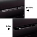 Lirun 3pcs Carbon Fiber Rhd Dashboard Glove Box Co-pilot Storage Panel Cover Frame Trim Piano Black For Audi Tt 8n 01-06 Car