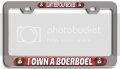 I Can T Keep Calm Because Own A Boerboel Dogs Pets Ch 3d Metal License Plate Frame Auto Suv Truck Tag Holder J40 