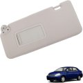 Sun Visor Gray Left Driver Side With Light And Cosmetic Mirror For Ver-sa 2007 2008 2009 2010 2011 2012 Part Number 96401-el31a 