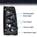 Tail Light Driver Left Side For Chevy Silverado Pickup 2003-2006 Rear Lights Assembly Luz Trasera