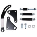 Jdmspeed New Black Power Steering Pump Mounting Bracket Swp Lwp Saginaw Replacement For Gm Sbc 350