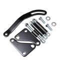 Jdmspeed New Black Power Steering Pump Mounting Bracket Swp Lwp Saginaw Replacement For Gm Sbc 350
