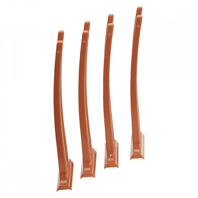 The Needler Rake Replacement Tines 4 Pack 12 In Durable Plastic For Lake Weed Model 3005 4392 Red