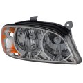 Passenger Side Headlight Assembly For Kia Spectra 2002 2003 2004 Composite Type Clear Lens Halogen 4 Door Sedan Replaces 