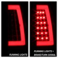 Acanii For 1999-2006 Gmc Sierra 1500 99-02 Chevy Siverado Red Led Tube Tail Lights Lamps
