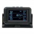 Tire Pressure Monitoring System 6 External Sensors For Wheel Truck Rv High Low Alarm Ip67 Usb Solar Power Supply
