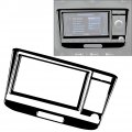 Lirun Air Conditioner Trim Frame Cd Control Switch Panel Cover Piano Black Carbon Fiber For Audi Ttrs Tt Tts 08-14 Car