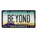 Ipick Image Made For Jeep Wagoneer Black Real 3k Carbon Fiber 50 States 4 Holes License Plate Frame