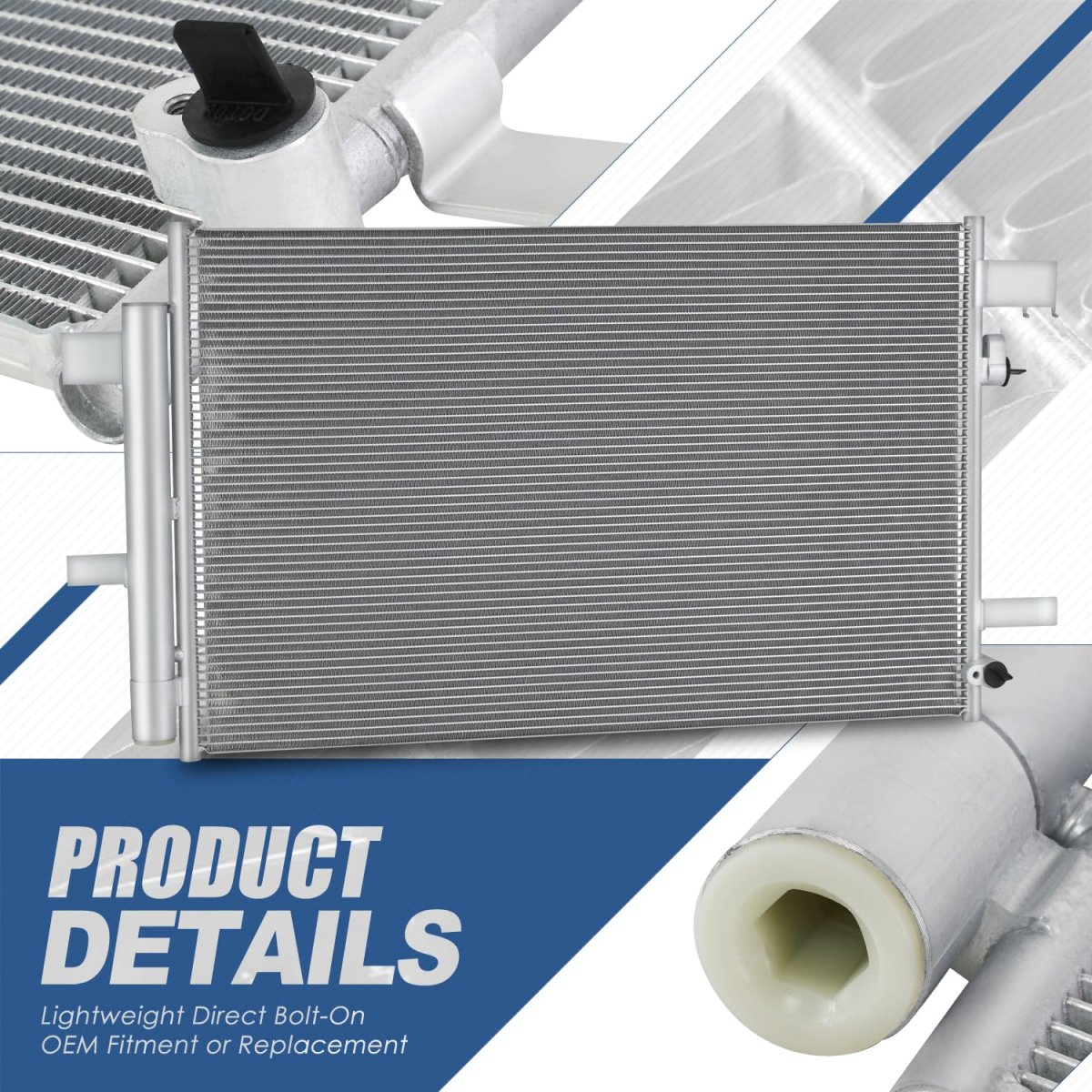 Auto Dynasty Dpi 30100 Factory Style Aluminum A C Condenser For Bmw X3 28i 2011-2012