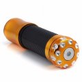 2 X 7 8 22mm Motorcycle Universal Cnc Aluminum Soft Rubber Grips Handlebar Orange Fit For Kawasaki Vn1600 Mean Streak 2004 2005