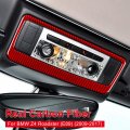 Jupizeus Carbon Fiber For Bmw Interior Front Roof Reading Light Cover Trim Z4 Roadster E89 2009 2010 2011 2012 2013 2014 2015