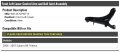 Front Left Driver Side Lower Control Arm With Ball Joint Compatible 2006-2007 Subaru B9 Tribeca