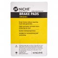 Niche Brake Pad Kit For Honda Pioneer 1000 1000-5 06451-hl4-a01 06452-hl4-a01 Front Rear Organic