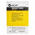Niche Brake Pad Kit For Honda Pioneer 1000 1000-5 06451-hl4-a01 06452-hl4-a01 Front Rear Organic