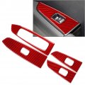 Gzyf Car Window Lift Switch Panel Cover Trim Carbon Fiber Interior Accessories Fit For Kia Forte Cerato K3 2019 2020 2021 2022