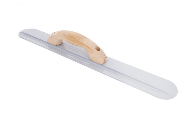 Round End Magnesium Hand Float 20 In X 3 125 Large Wooden Handle Concrete 154lrw Smooth Finish Eliminates Marks