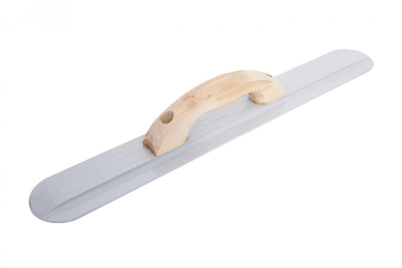 Round End Magnesium Hand Float 20 In X 3 125 Large Wooden Handle Concrete 154lrw Smooth Finish Eliminates Marks
