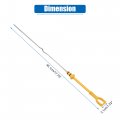 X Autohaux Engine Oil Level Indicator Dipstick For Chevrolet Aveo 2004-2008 Aveo5 2007-2008 No 96376263 Yellow
