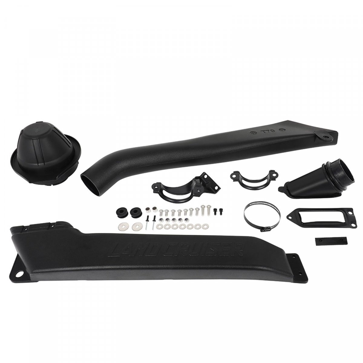 Front Car Snorkel Intake Air Kit For Toyota 71 73 75 78 And 79 Series Narrow Abs Plastic Engine Ram Assembly