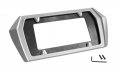 Hypersonic Gray Ga7 Painted Rear License Plate Frame For C8 Corvette 
