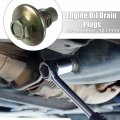 X Autohaux 4 Set M14x1 5 Car Engine Oil Drain Plug With Washer For Ford Focus 2004-2012 Stainless Steel Deep Green