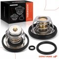 A-premium Engine Coolant Thermostat With O-ring Compatible Jeep Compass 2007-2017 Patriot Dodge Avenger Caliber Journey