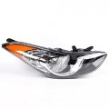 Headlight Assembly Fit For 2011 2012 2013 Hyundaielantra Sedan Black Housing Amber Corner Clear Lens Halogen Headlamp Right 
