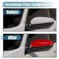 Mirror Corner Triangle Fender Cover Rearview Trim Panel Left Side For Honda Civic 2016-2021 76251-tba-a11 Red